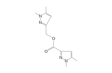 1,5-dimethylpyrazole-3-carboxylic acid, [(1,5-dimethylpyrazol-3-yl)methyl]ester