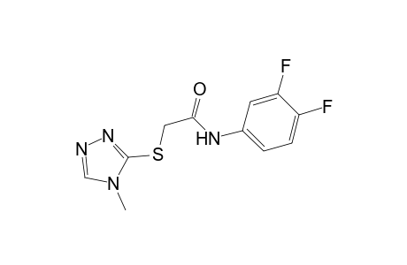 N-(3,4-Difluoro-phenyl)-2-(4-methyl-4H-[1,2,4]triazol-3-ylsulfanyl)-acetamide