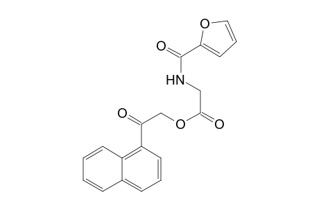 2-(1-Naphthyl)-2-oxoethyl (2-furoylamino)acetate