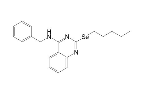 4-Benzylamino-2-pentylselenoquinazoline