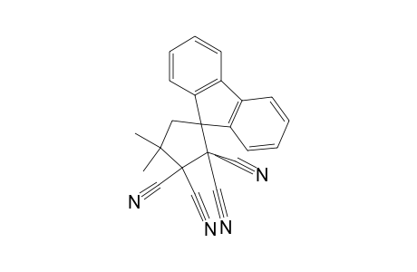 Spiro[cyclopentane-1,9'-[9H]fluorene]-2,2,3,3-tetracarbonitrile, 4,4-dimethyl-