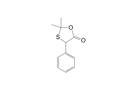 2,2-DIMETHYL-4-PHENYL-1,3-OXATHIOLAN-5-ONE