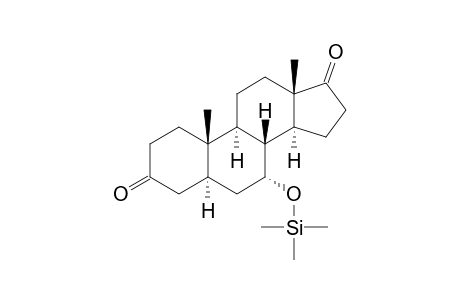 5.ALPHA.-ANDROSTAN-7.ALPHA.-OL-3,17-DIONE-TRIMETHYLSILYL ETHER