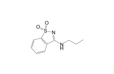 1,2-Benzisothiazole, 3-(propylamino)-, 1,1-dioxide