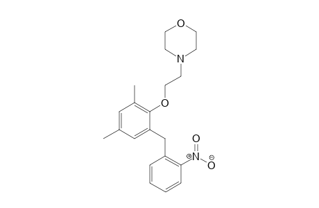 4-(2-(2,4-Dimethyl-6-(2-nitrobenzyl)phenoxy)ethyl)morpholine