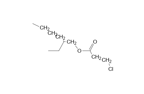 3-chloropropionic acid, 2-ethylhexyl ester