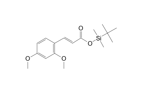 2,4-Dimethoxycinnamic acid, (E)-, tbdms derivative