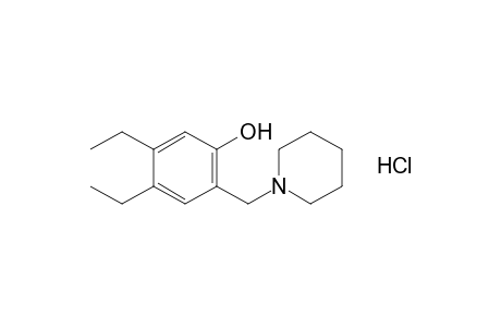 4,5-diethyl-alpha-piperidino-o-cresol, hydrochloride