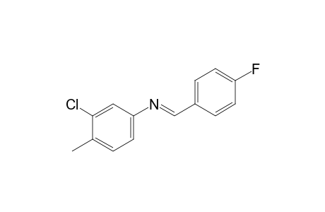 3-chloro-N-(p-fluorobenzylidene)-p-toluidine