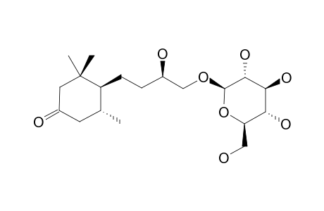 SEDUMOSIDE_C;SARMENTOL_C_10-O-BETA-D-GLUCOPYRANOSIDE