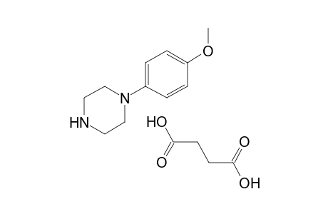 1-(p-methoxyphenyl)piperazine, succinate(1:1)