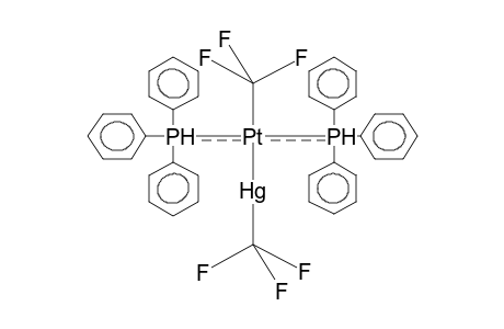 CIS-BIS(TRIPHENYLPHOSPHINE)TRIFLUOROMETHYL(TRIFLUOROMETHYLMERCURY)PLATINA