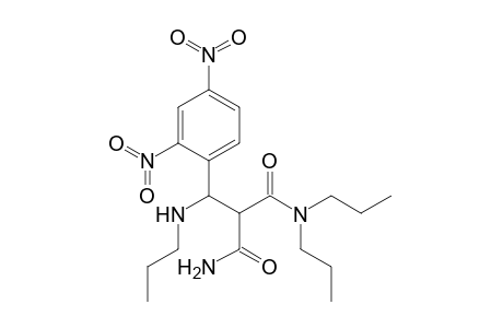 N,N-Dipropyl-2-(2,4-dinitrophenyl)-2-n-propylaminoethane-1,1-dicarboxamide