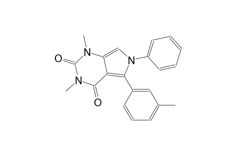 1,3-dimethyl-5-(3-methylphenyl)-6-phenyl-1H-pyrrolo[3,4-d]pyrimidine-2,4(3H,6H)-dione