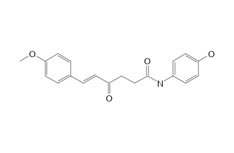 (E)-N-(4-Hydroxyphenyl)-6-(4-methoxyphenyl)-4-oxohex-5-enamide