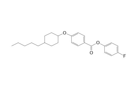 4-Fluorophenyl 4-[(4-pentylcyclohexyl)oxy]benzoate