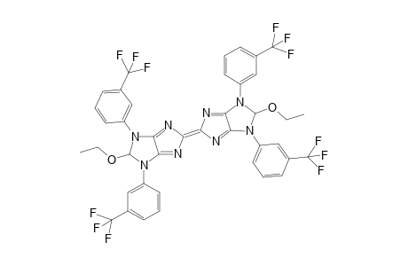 (syn)-5,5'-Diethoxy-4,6,4',6'-tetrakis[(3''-trifluoromethylphenyl]-5,6,5',6'-tetrahydro-4H,4' H-[2,2']bis(imidazo[4,5-d]imidazolylidene