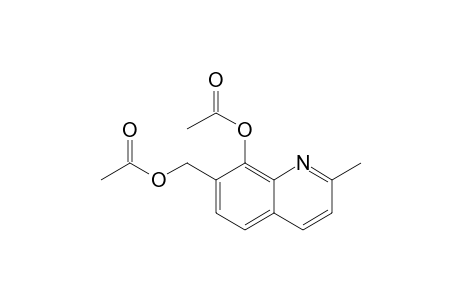 7-[(Acetyloxy)methyl]-2-methylquinolin-8-yl acetate