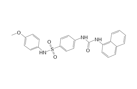 N-(4-methoxyphenyl)-4-{[(1-naphthylamino)carbonyl]amino}benzenesulfonamide