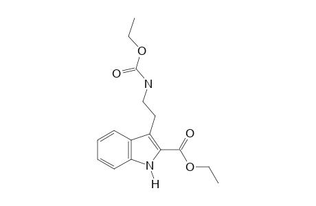 3-[2-(carboxyamino)ethyl]indole-2-carboxlic acid, diethyl ester