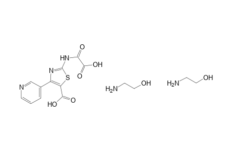 N-[5-carboxy-4-(3-pyridyl)-2-thiazolyl]oxamic acid, compound with 2-aminoethanol(1:2)