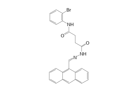 4-[(2E)-2-(9-Anthrylmethylene)hydrazino]-N-(2-bromophenyl)-4-oxobutanamide