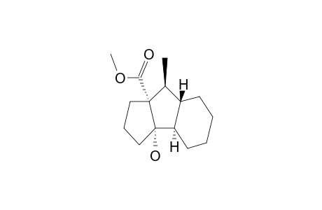 methyl (3aR,4S,4aS,8aR,8bS)-8b-hydroxy-4-methyl-1,2,3,4,4a,5,6,7,8,8a-decahydrocyclopenta[b]indene-3a-carboxylate