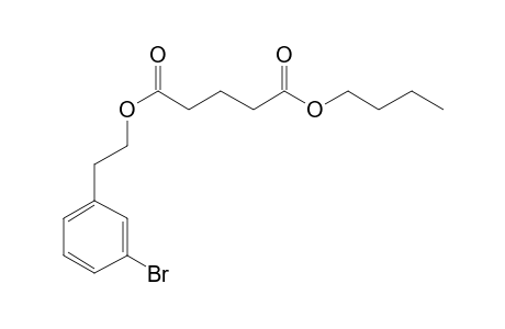 Glutaric acid, 2-(3-bromophenyl)ethyl butyl ester