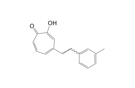 2-hydroxy-4-(m-methylstyryl)-2,4,6-cycloheptatrien-1-one