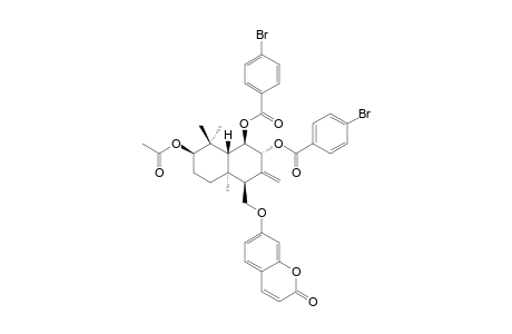 ASSAFOETIDNOL-B-DI-PARA-BROMOBENZOATE