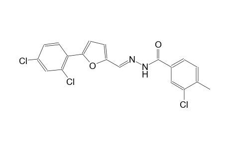 3-chloro-N'-{(E)-[5-(2,4-dichlorophenyl)-2-furyl]methylidene}-4-methylbenzohydrazide