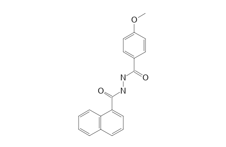 1-(4-Methoxybenzoyl)-2-(1-naphthoyl)hydrazine