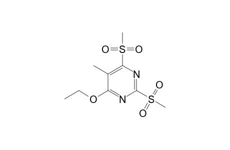 4-ETHOXY-5-METHYL-2,6-BIS-(METHYLSULFONYL)-PYRIMIDINE