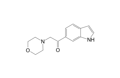 1-Ethanone, 1-(1H-indol-6-yl)-2-(4-morpholinyl)-