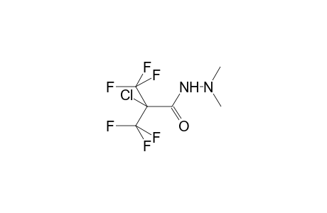2-chloro-3,3,3-trifluoro-N',N'-dimethyl-2-(trifluoromethyl)propanohydrazide