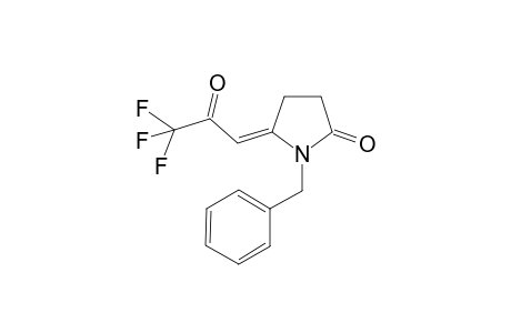 1-BENZYL-5-(3,3,3-TRIFLUORO-2-OXO-PROPYLIDENE)-PYRROLIDIN-2-ONE