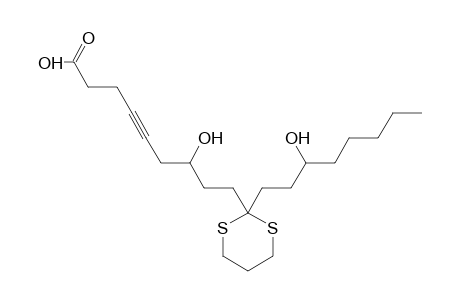 7-Hydroxy-9-[2-(3-hydroxyoctyl)-[1,3]dithian-2-yl]non-4-ynoic acid