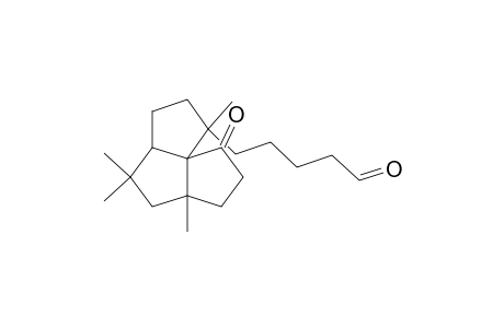 11.alpha.-(4-formylbutyl)-5.beta.,7,7,11.beta.-tetramethyl-8.alpha.-tricyclo(6.3.0.0(1,5))undecan-2-one