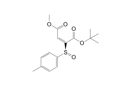 (E)-(S)s-3-t-Butoxycarbonyl-3-p-tolylsulfinylpropenoic acid methyl ester