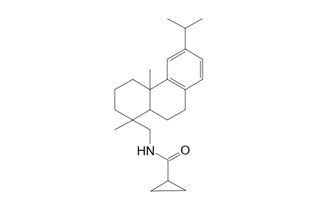 cyclopropanecarboxamide, N-[[1,2,3,4,4a,9,10,10a-octahydro-1,4a-dimethyl-6-(1-methylethyl)-1-phenanthrenyl]methyl]-