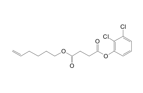 Succinic acid, 2,3-dichlorophenyl hex-5-en-1-yl ester