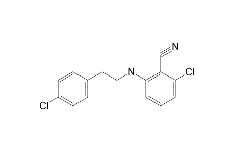 6-chloro-N-(p-chlorophenethyl)anthranilonitrile