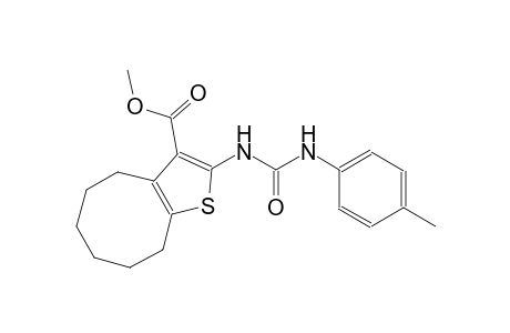 methyl 2-[(4-toluidinocarbonyl)amino]-4,5,6,7,8,9-hexahydrocycloocta[b]thiophene-3-carboxylate