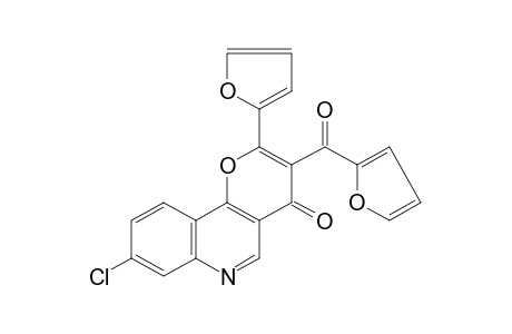 8-chloro-3-(2-furoyl)-2-(2-furyl)-4H-pyrano[3,2-c]quinolin-4-one