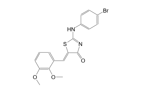 (5Z)-2-(4-bromoanilino)-5-(2,3-dimethoxybenzylidene)-1,3-thiazol-4(5H)-one