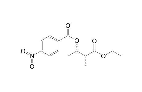 4-Nitrobenzoic acid (1S,2R)-2-ethoxycarbonyl-1-methylpropyl ester