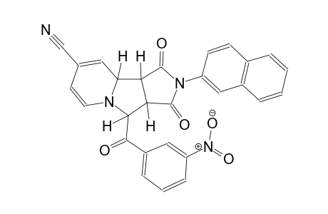 (3aS,4R,9aS,9bR)-2-(2-naphthyl)-4-(3-nitrobenzoyl)-1,3-dioxo-2,3,3a,4,9a,9b-hexahydro-1H-pyrrolo[3,4-a]indolizine-8-carbonitrile