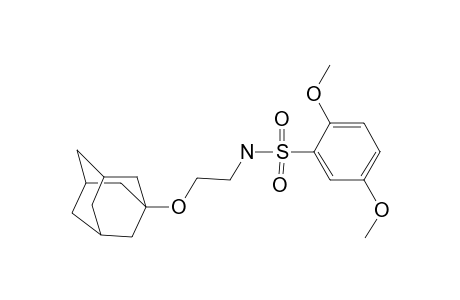 Benzenesulfonamide, N-[2-(adamantan-1-yloxy)ethyl]-2,5-dimethoxy-