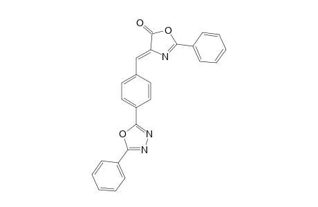 2-Phenyl-4-[4-(5-phenyl-1,3,4-oxadiazol-2-yl)benzylidene]-5(4H)-oxazolone