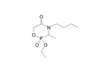 2-ETHOXY-2-OXO-3-METHYL-4-BUTYL-1,4,2-OXAZAPHOSPHORIN-5-ONE